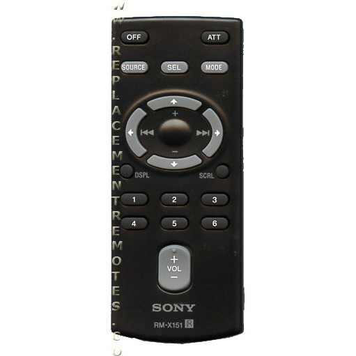 Sony RM-X151 Car Audio Remote Control - RMX151