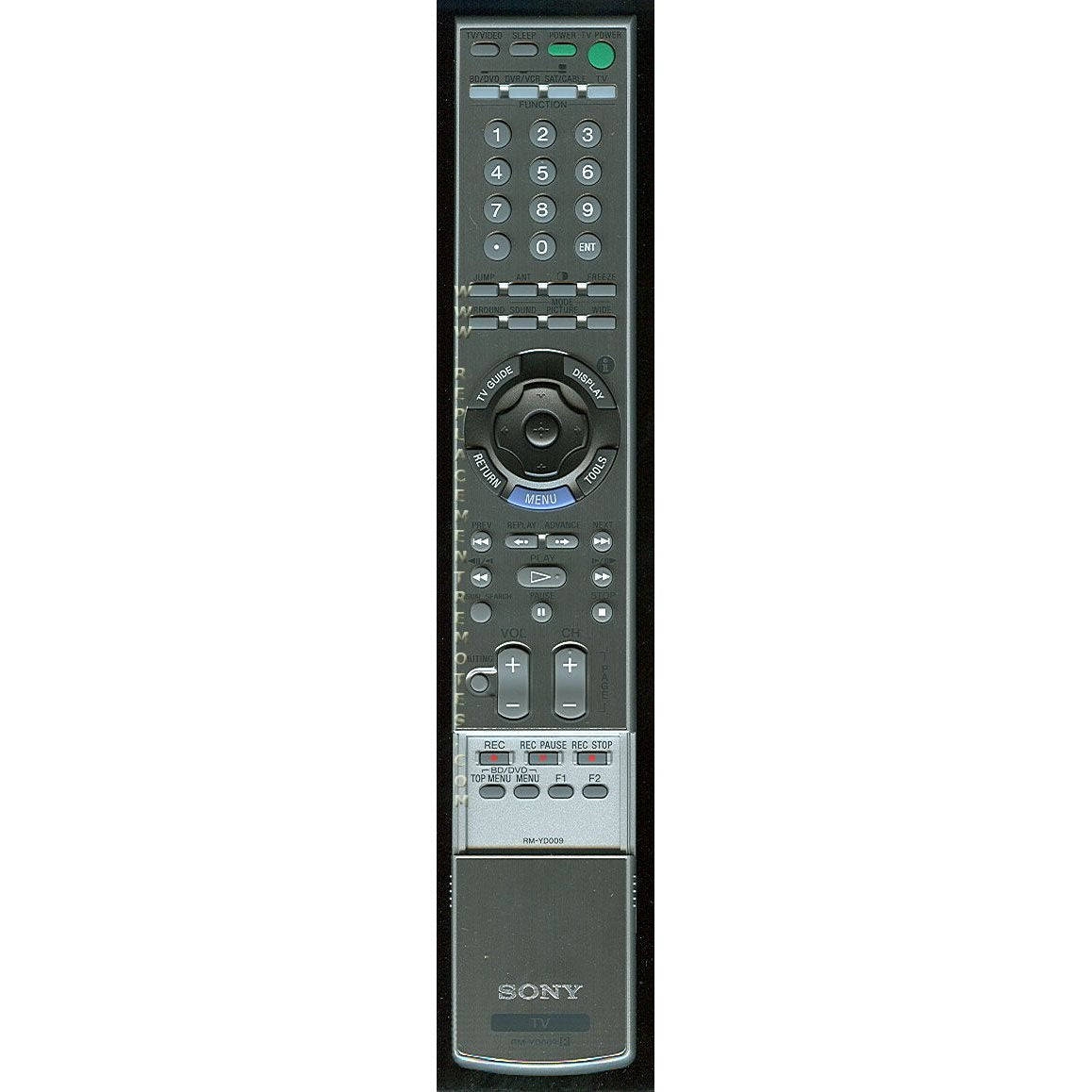 Télécommande pour téléviseur Sony RMYD009