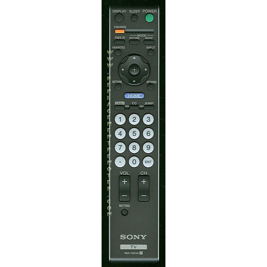 Télécommande pour téléviseur Sony RMYD014