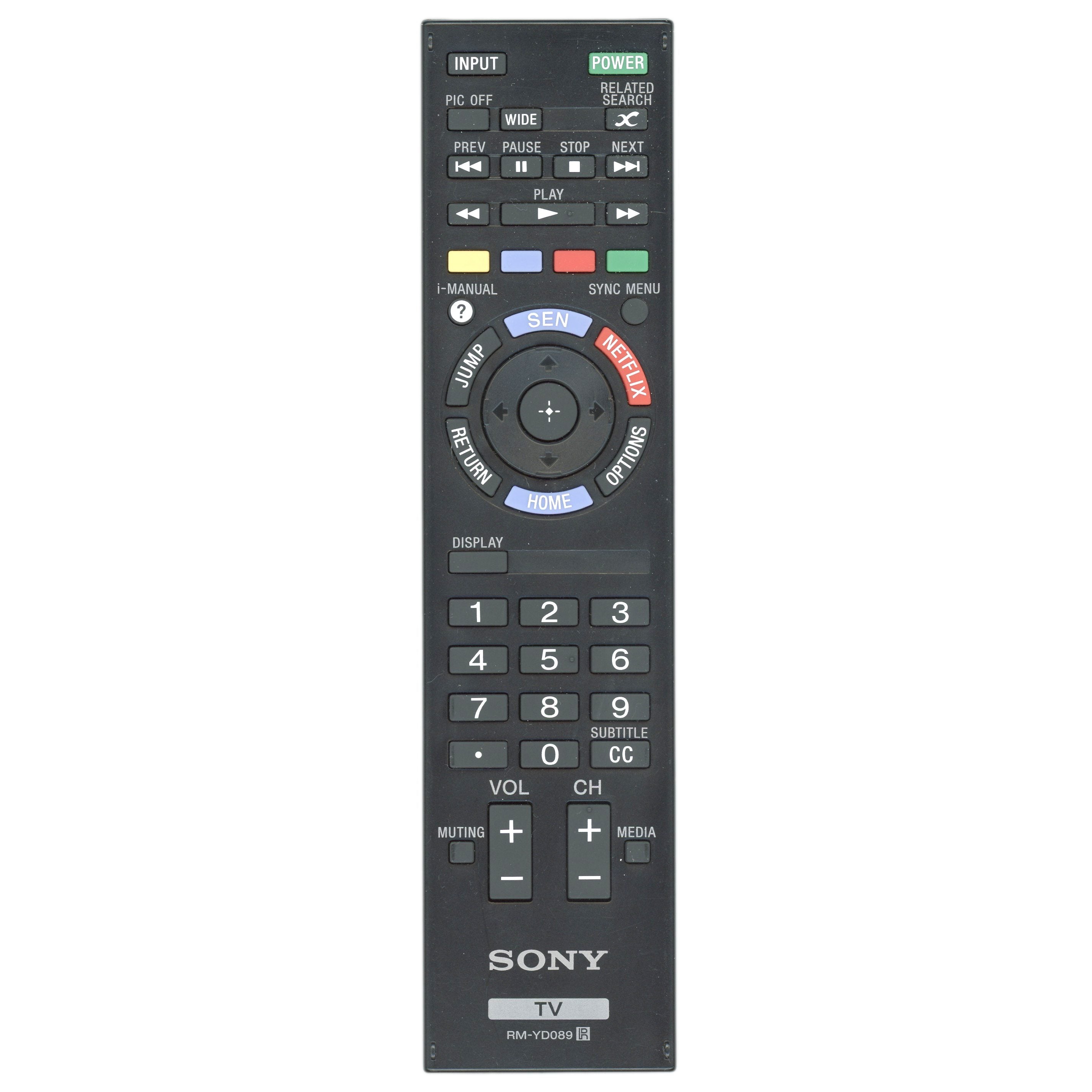 Sony RM-YD089 TV Remote Control - RMYD089