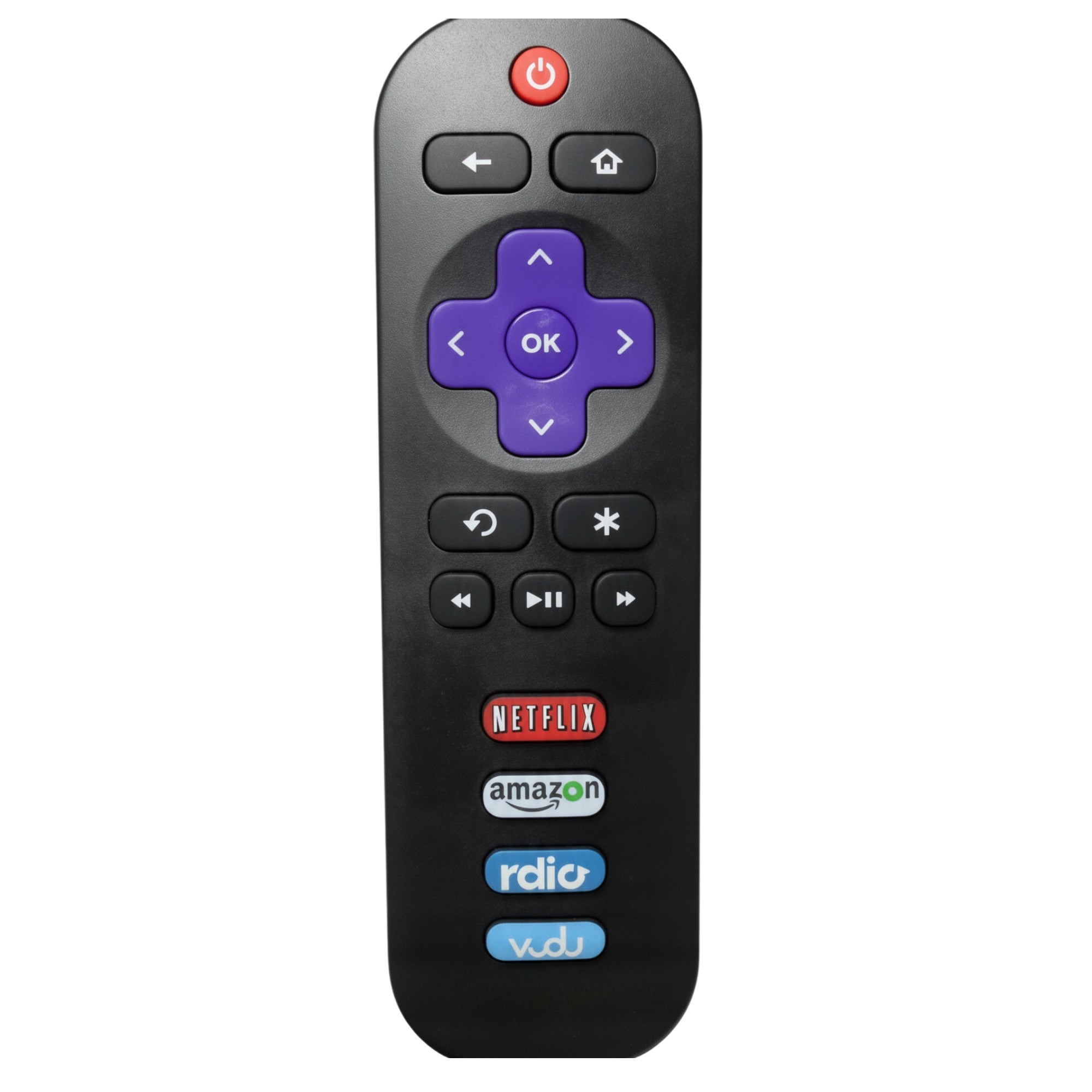 Control remoto infrarrojo para TV TCL RC280 Roku - Netflix, Amazon, Rdio, Vudu - 06-IRPT20-ARC280