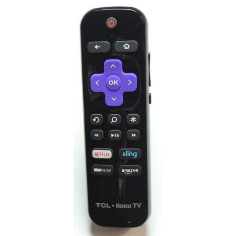 Télécommande RF Roku TCL 06RFZNWFARC64 pour Netflix, Sling, HBO Now, Amazon - 06-RFZNWF-ARC64
