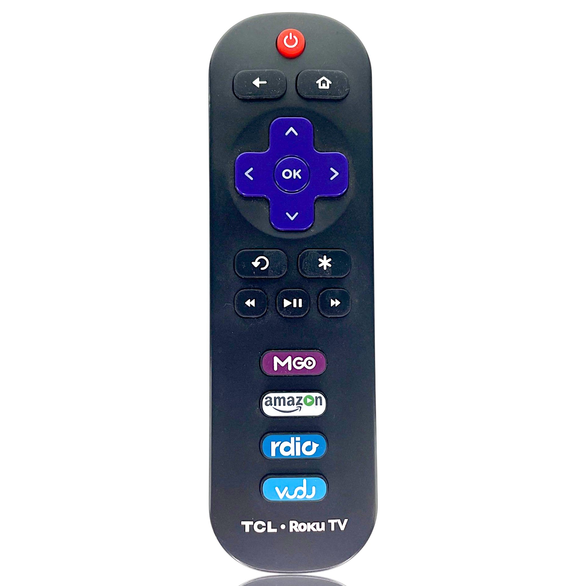 Control remoto para televisor Roku TCL RC280J - Mgo, Amazon, Rdio, Vudu - 06-IRPT20-TRC280J