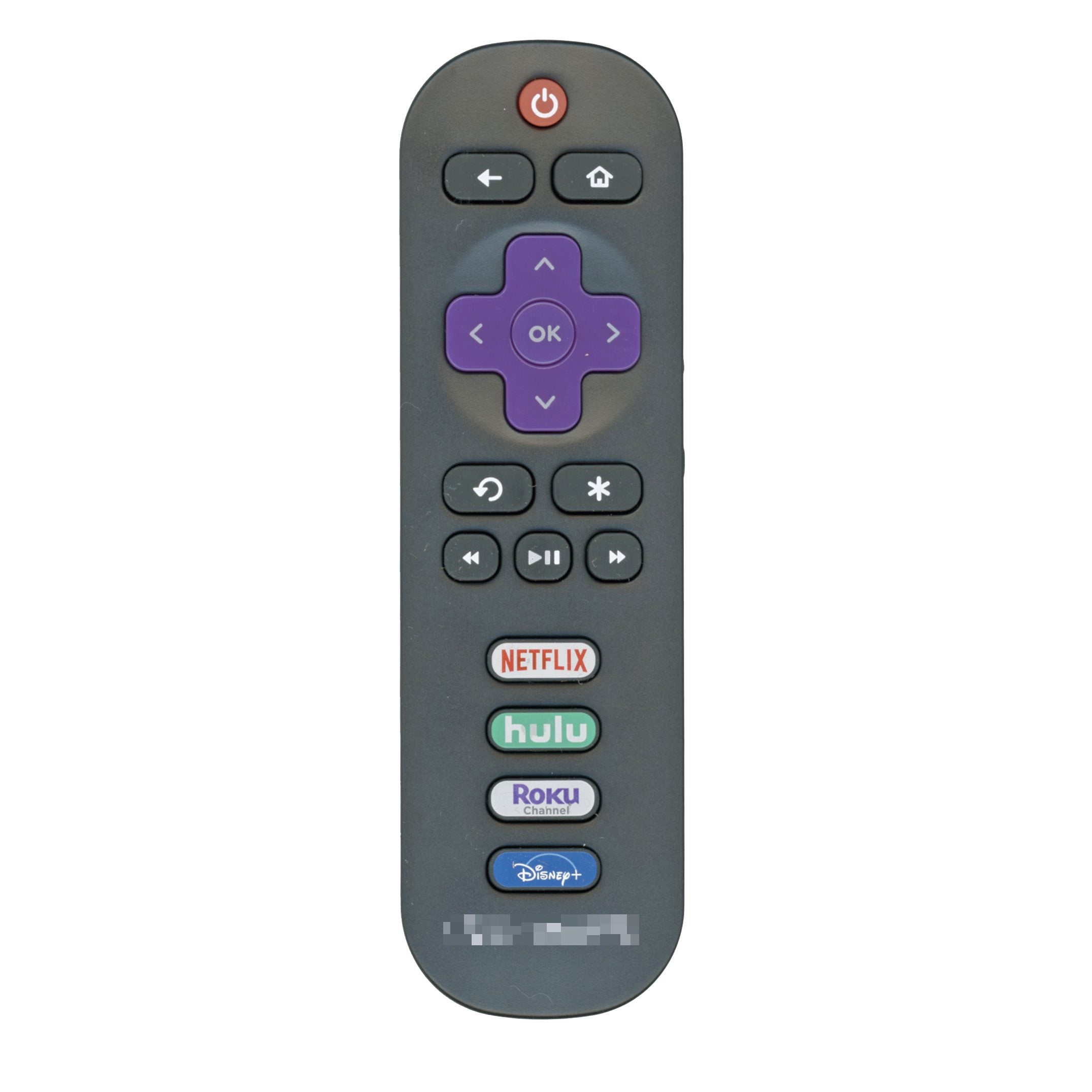 Control remoto de TV TCL RC280J ROKU - Netflix, Hulu, Roku, Disney - 06-IRPT20-URC280J