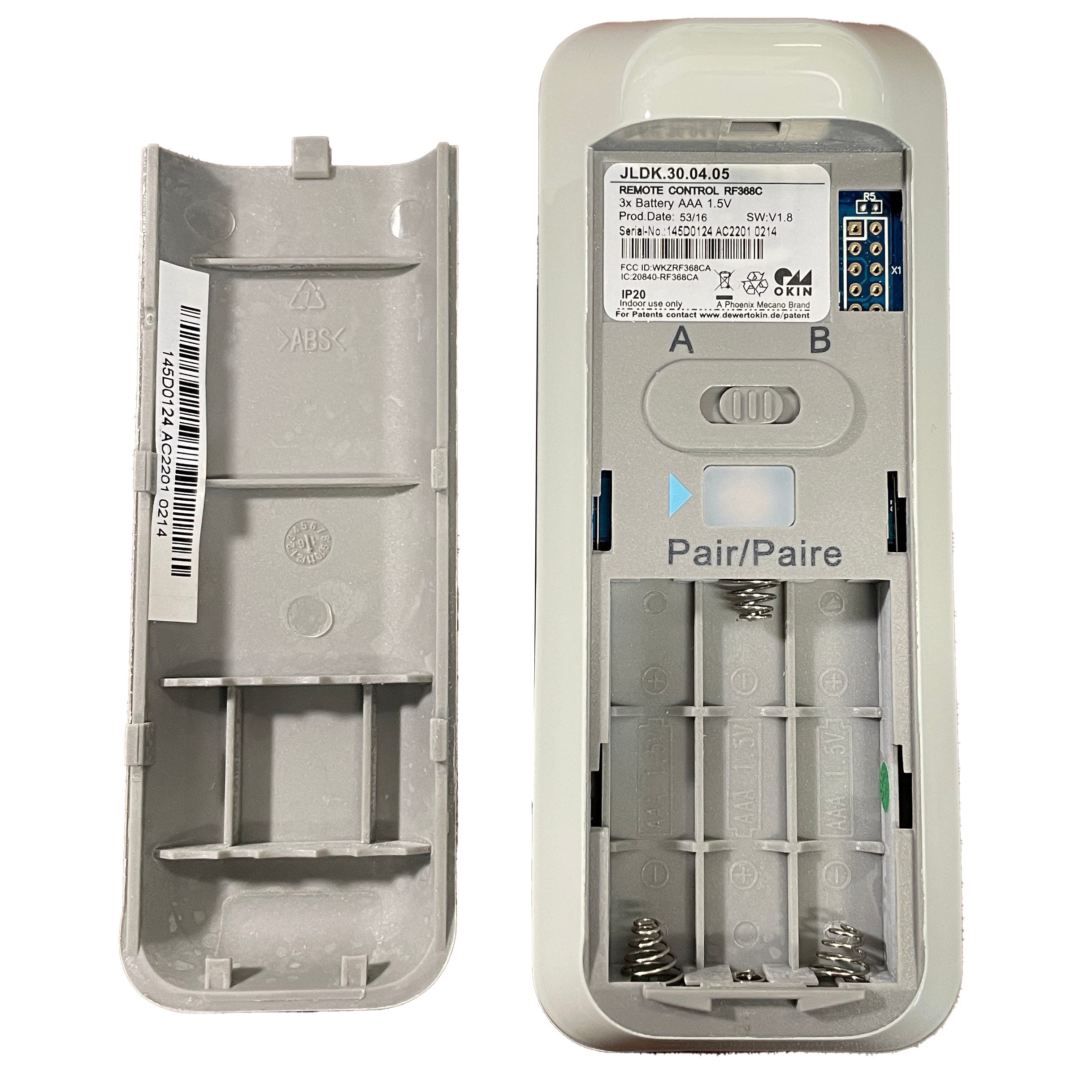 Télécommande pour lit réglable Tempur-Pedic RF368C OKIN