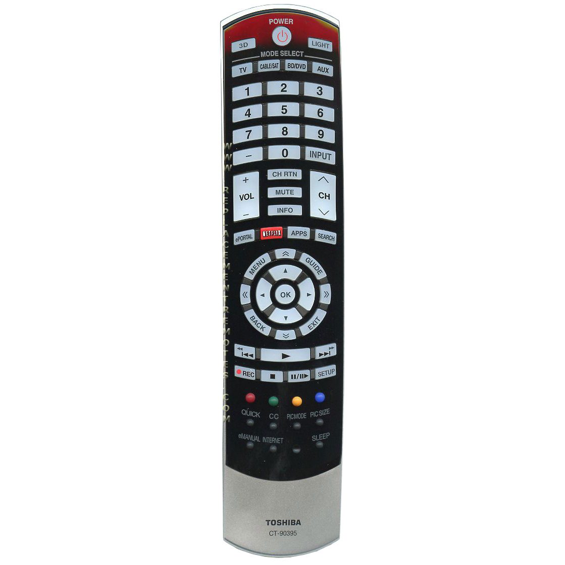Control remoto para TV Toshiba CT90395