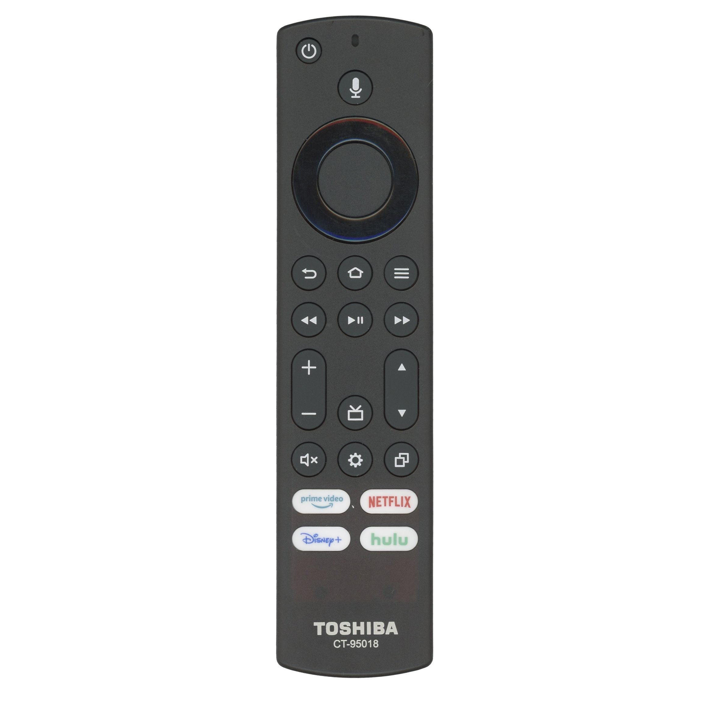 Toshiba CT95018 2022 FIRE TV Remote Control | Voice | Prime Video | Netflix | Disney+ | Hulu -CT95018