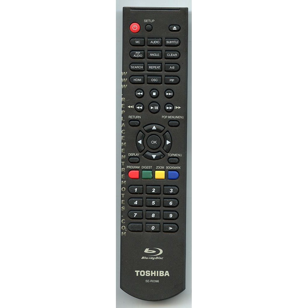 Control remoto de Blu-ray Toshiba SER0398
