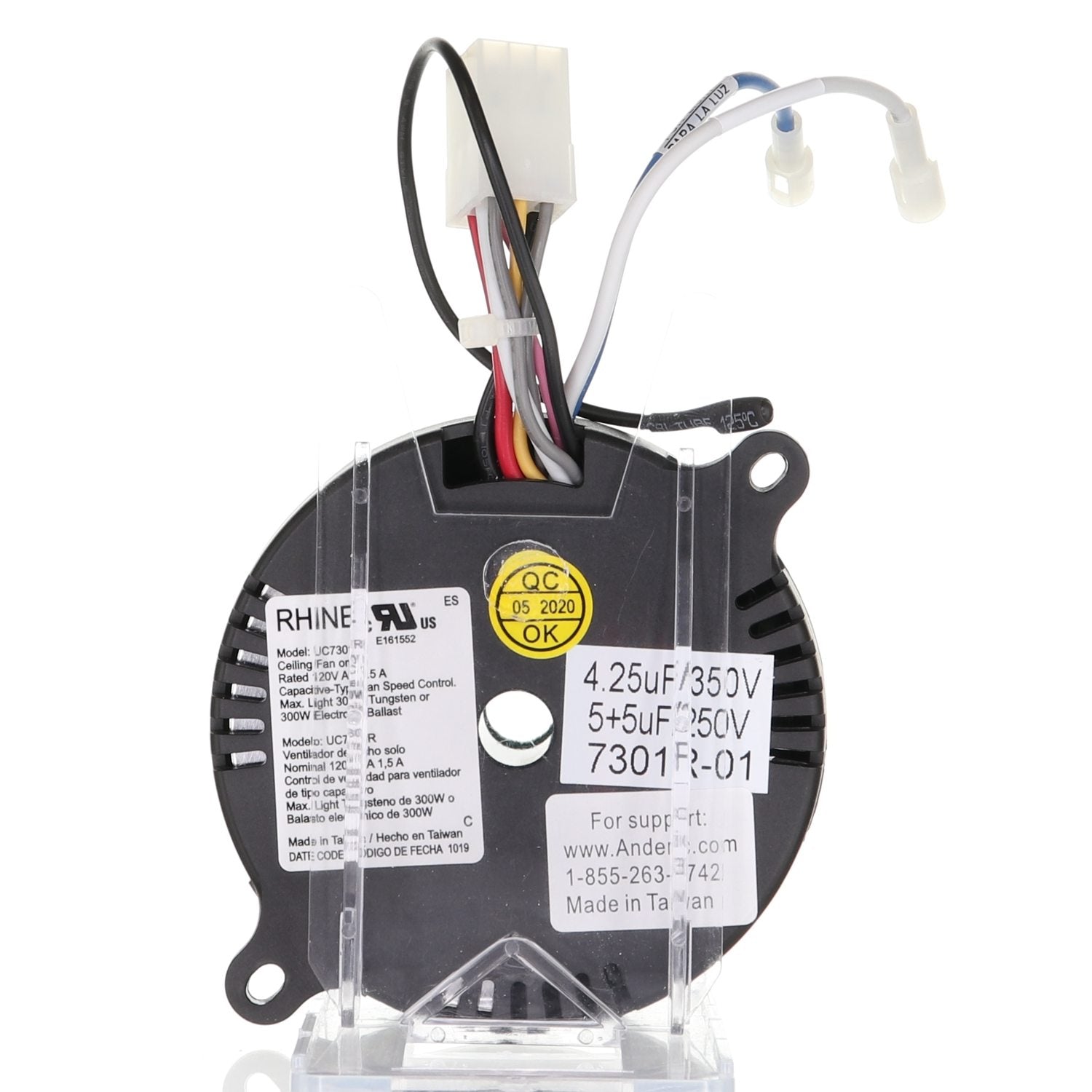 Anderic UC7301R-01 Replacement Ceiling Fan Receiver for Hampton Bay and Home Decorators Collection Altura