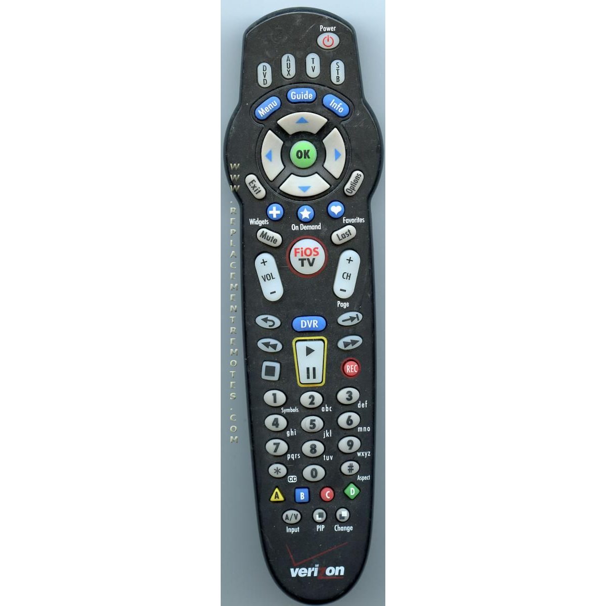 Control remoto por cable Verizon RC1445301/00B