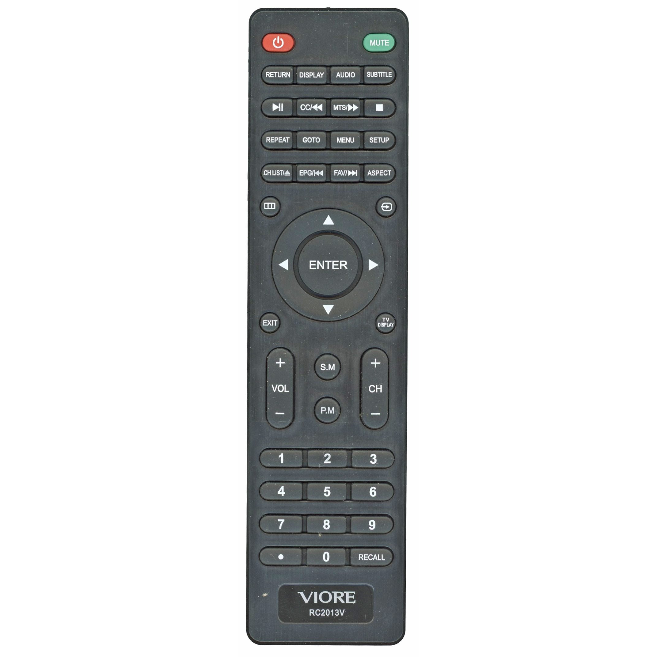 Control remoto para TV Viore RC2013V