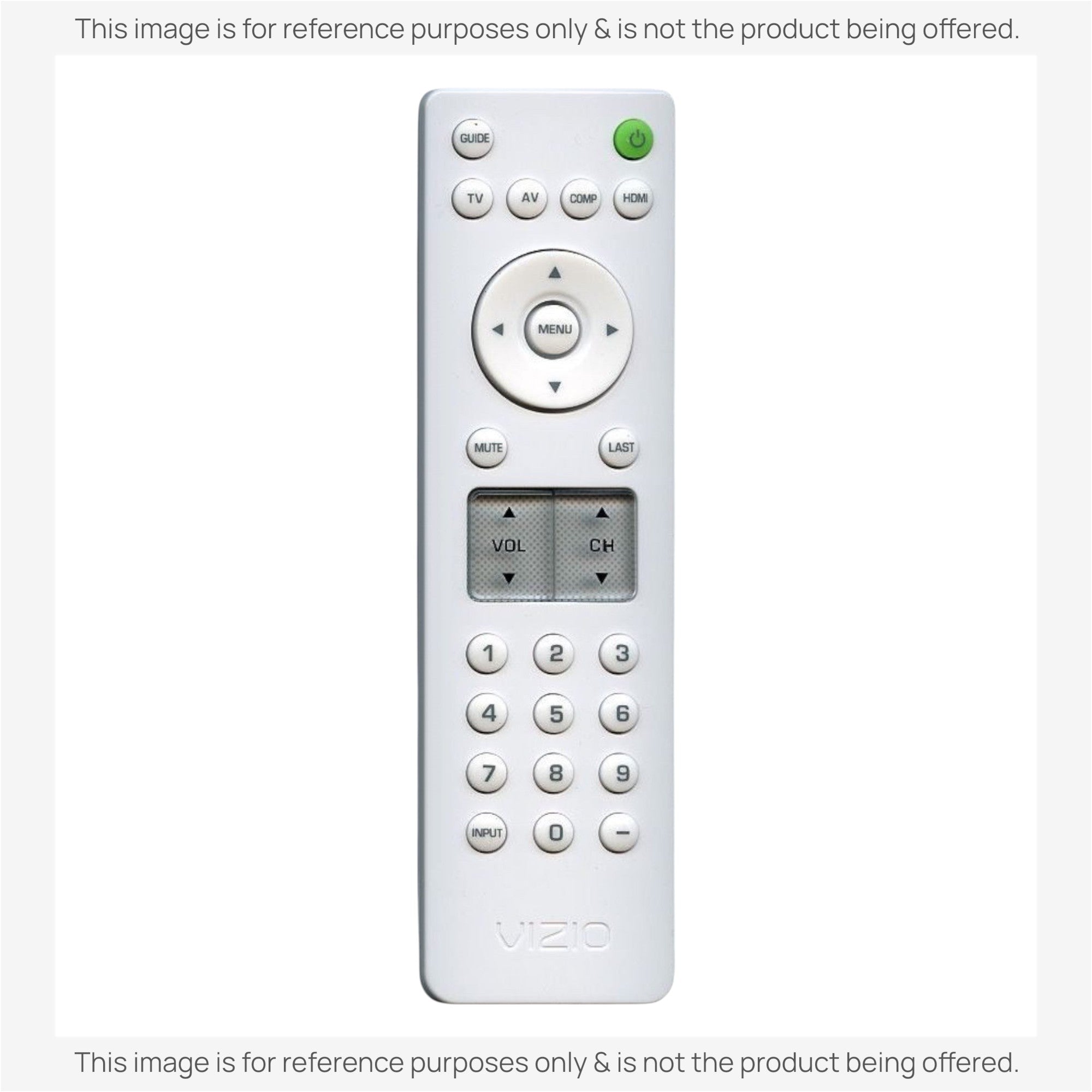 Télécommande TV Vizio VR2/GreenWhite