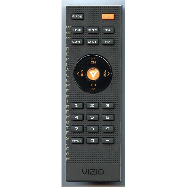Vizio VR3/Chocolate TV Remote Control