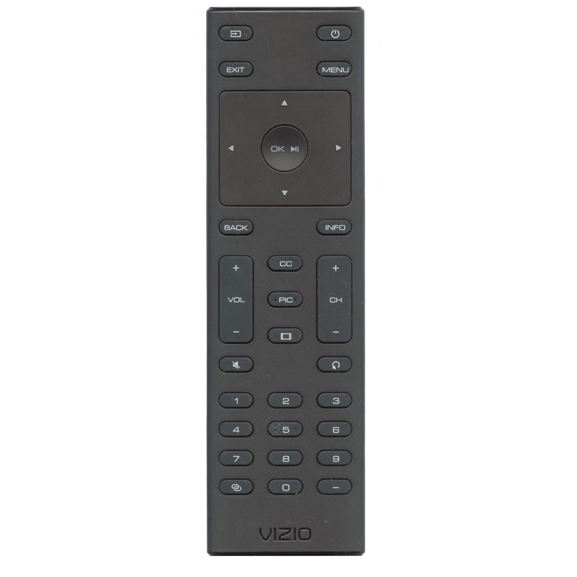 Télécommande pour téléviseur Vizio XRT135 - 00111203190, 398GR14BEVZY0004DP, 098003063570