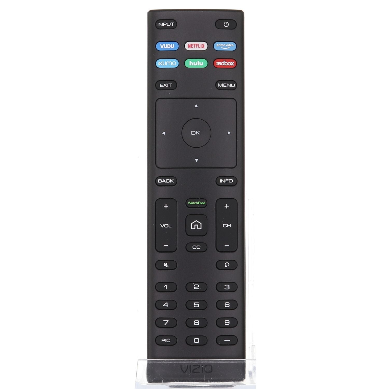 Control remoto original Vizio XRT136 para Hulu/Redbox TV - Vudu, Netflix, Prime Video, Xumo, Hulu, Redbox - 111200133