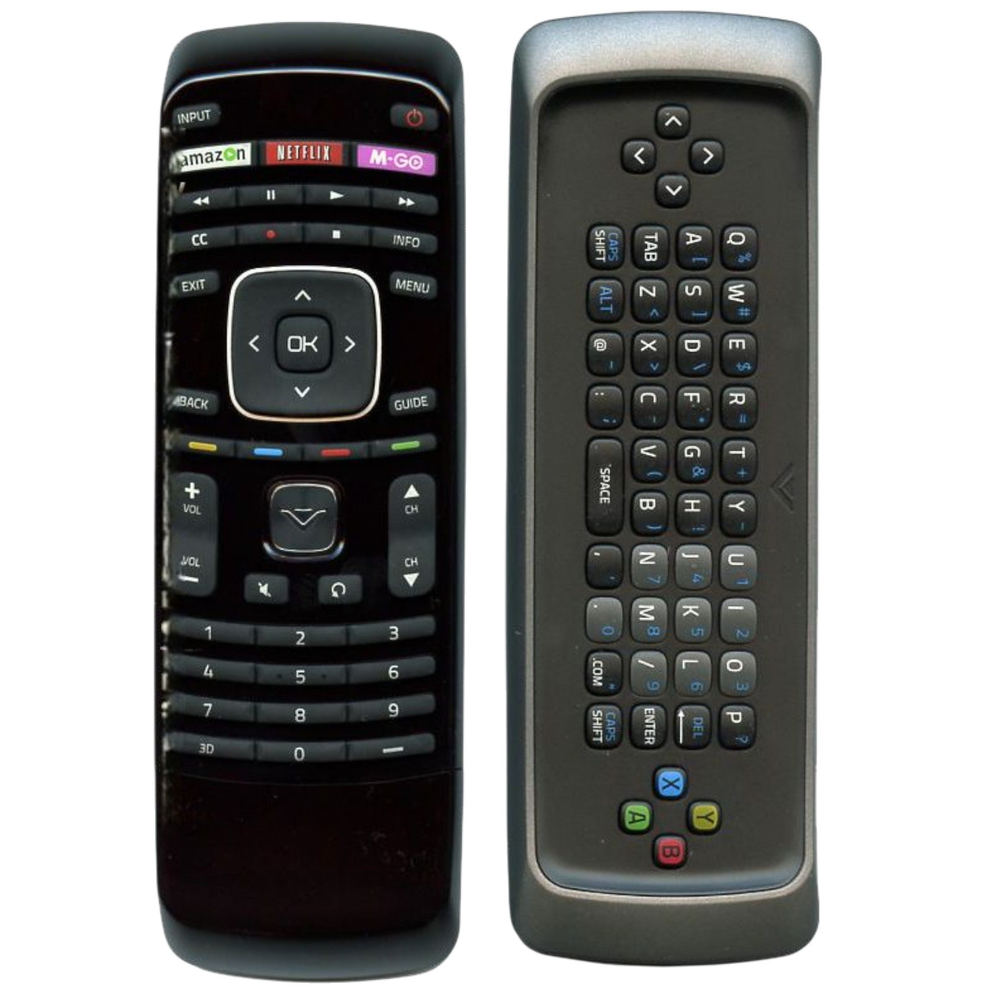 Control remoto para TV Vizio XRT303 con teclado QWERTY - Amazon, Netflix, MGo - 98003061040