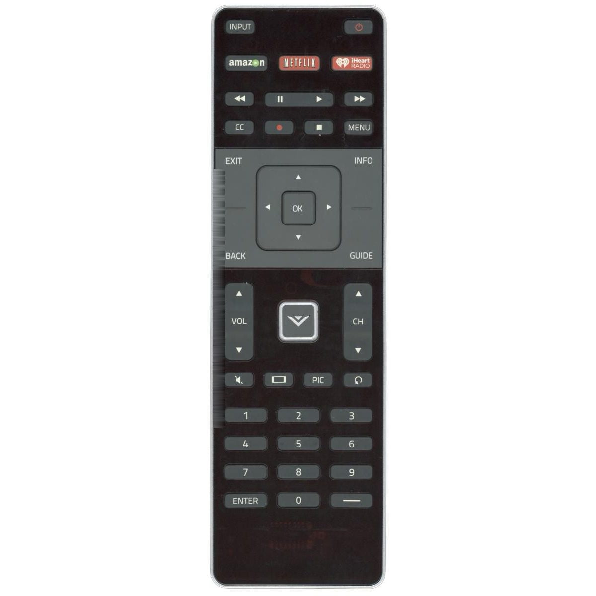 Control remoto para TV Vizio XRT500 con teclado QWERTY - 600155600886G