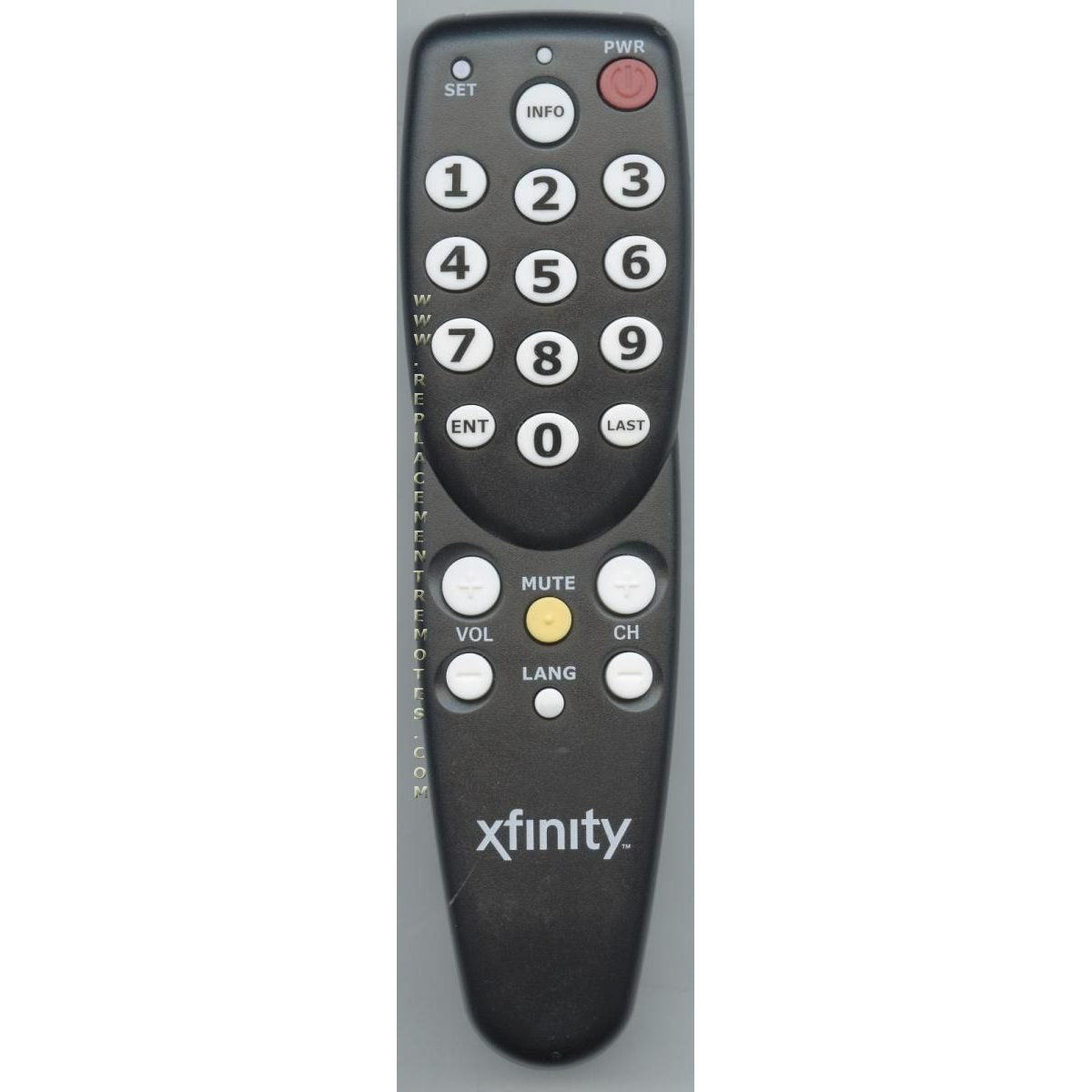 Control remoto del sintonizador de TV digital Jumbo 3167ABC0R de Xfinity