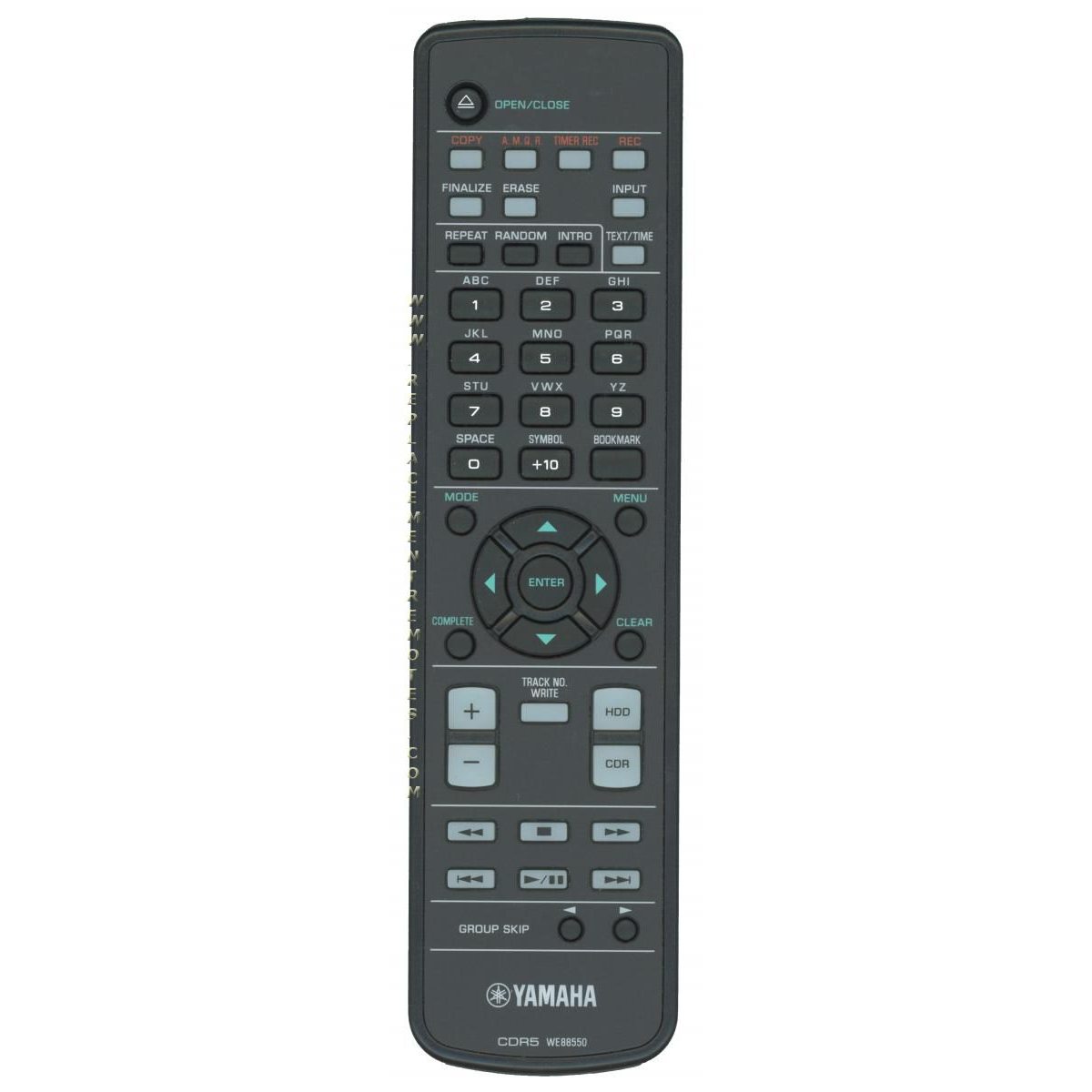Télécommande pour lecteur CD et cassette Yamaha CDR5