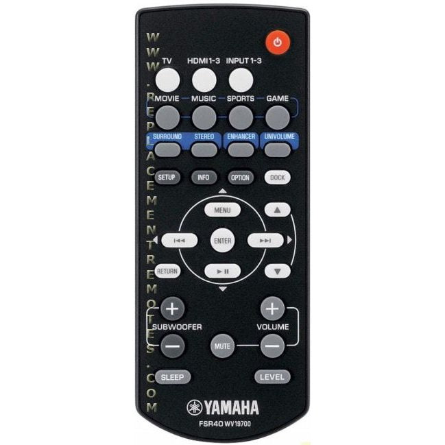 Télécommande audio Yamaha FSR40