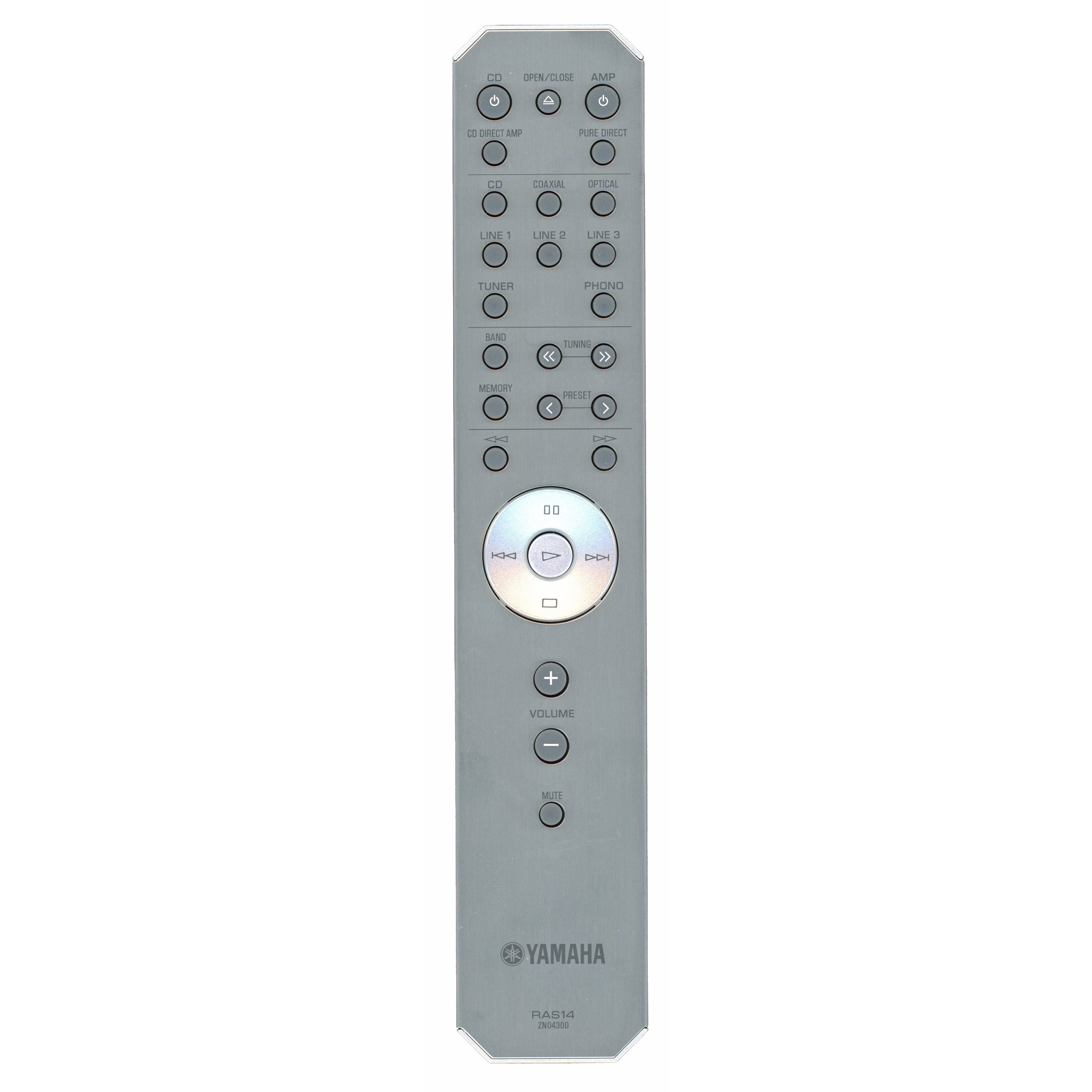 Yamaha RAS14 Audio Remote Control | A-S701ML - ZN043000