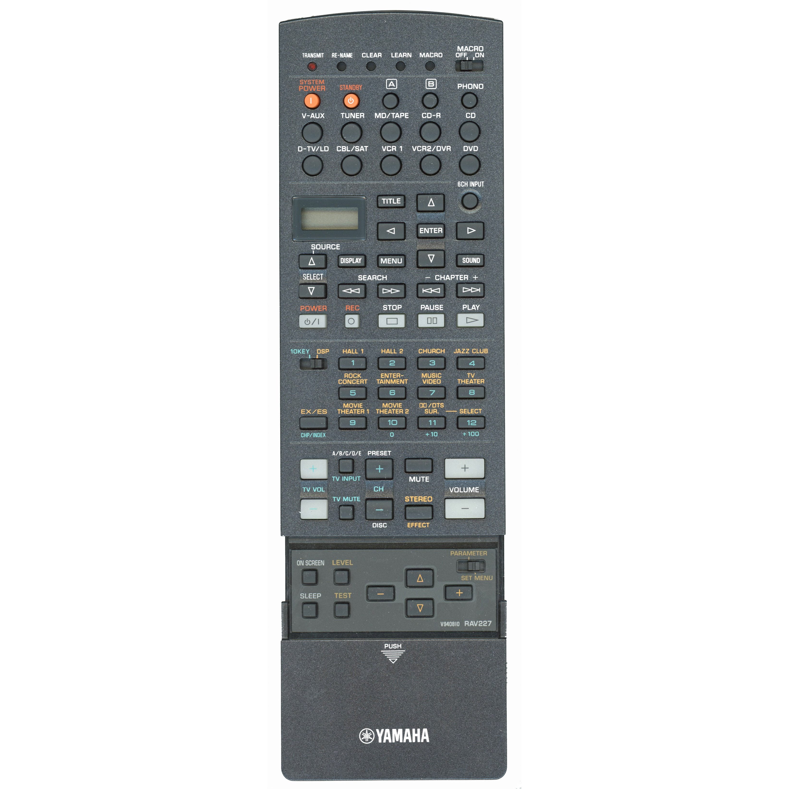 Yamaha RAV227 Receiver Remote Control