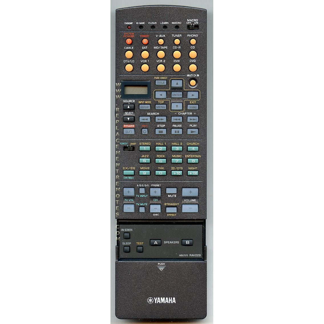 Yamaha RAV229 Receiver Remote Control