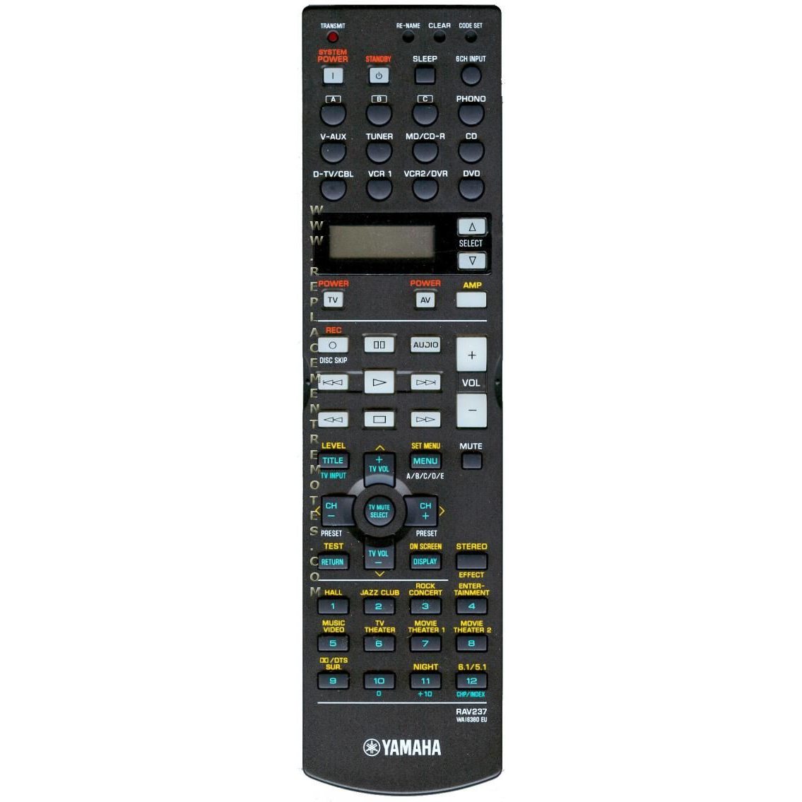 Control remoto del receptor Yamaha RAV237