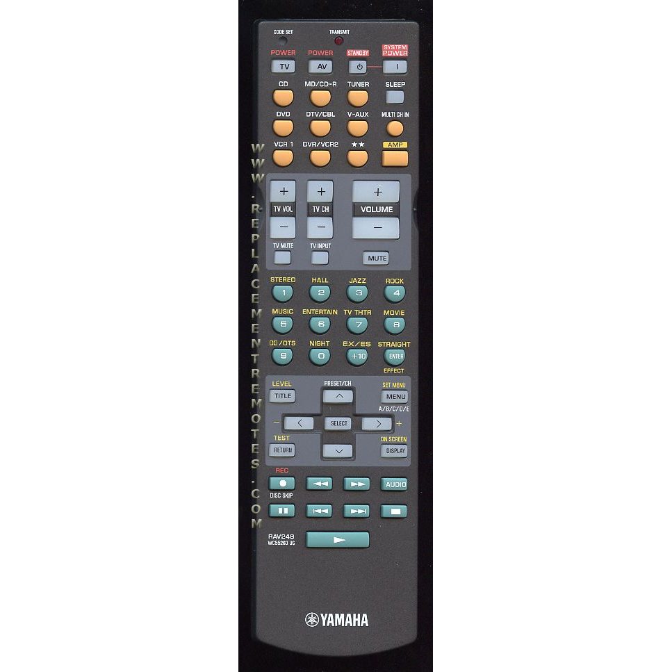 Yamaha RAV248 Receiver Remote Control