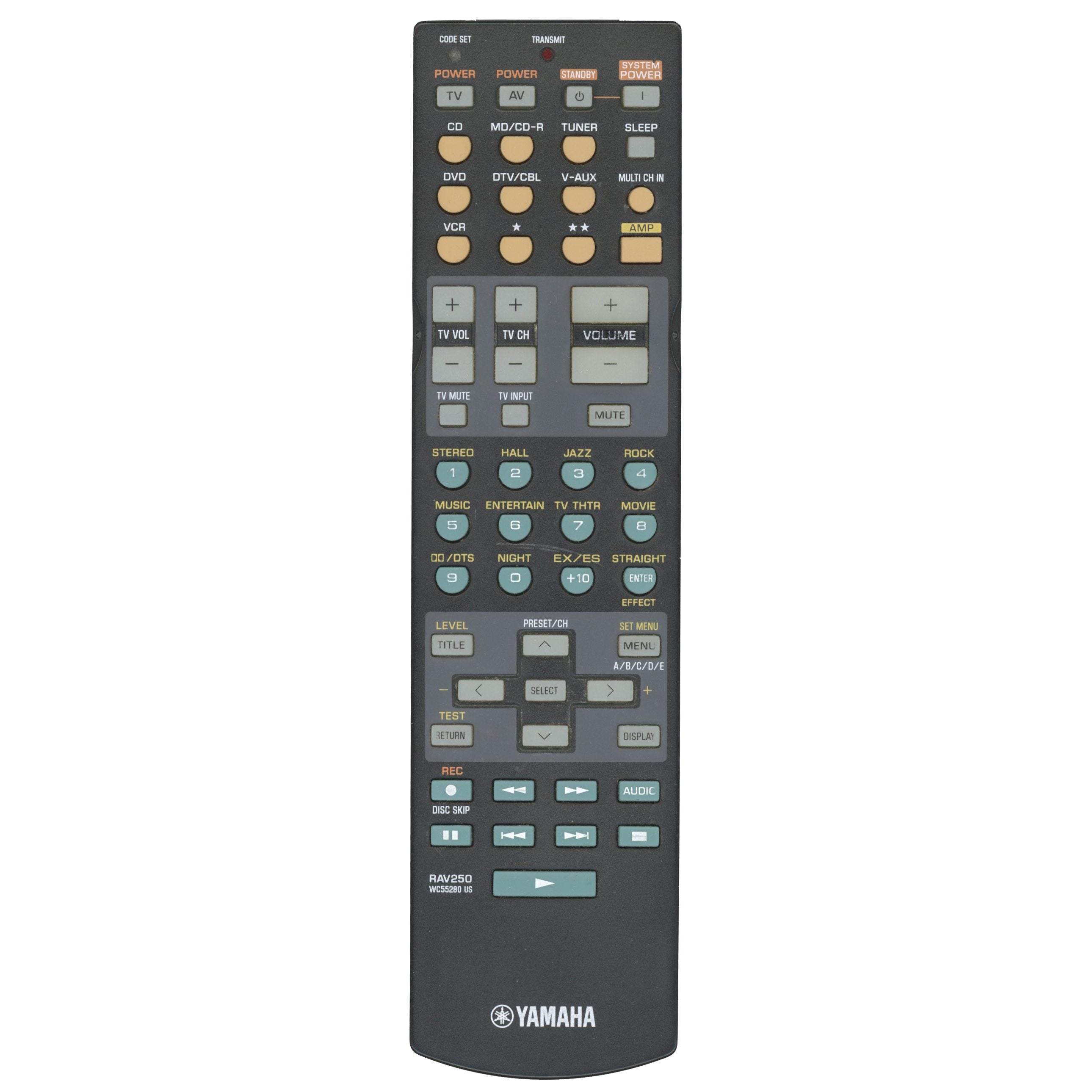 Télécommande du récepteur Yamaha RAV250