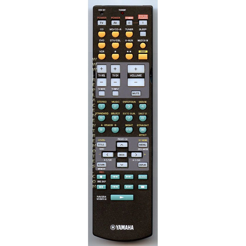 Control remoto del receptor Yamaha RAV254