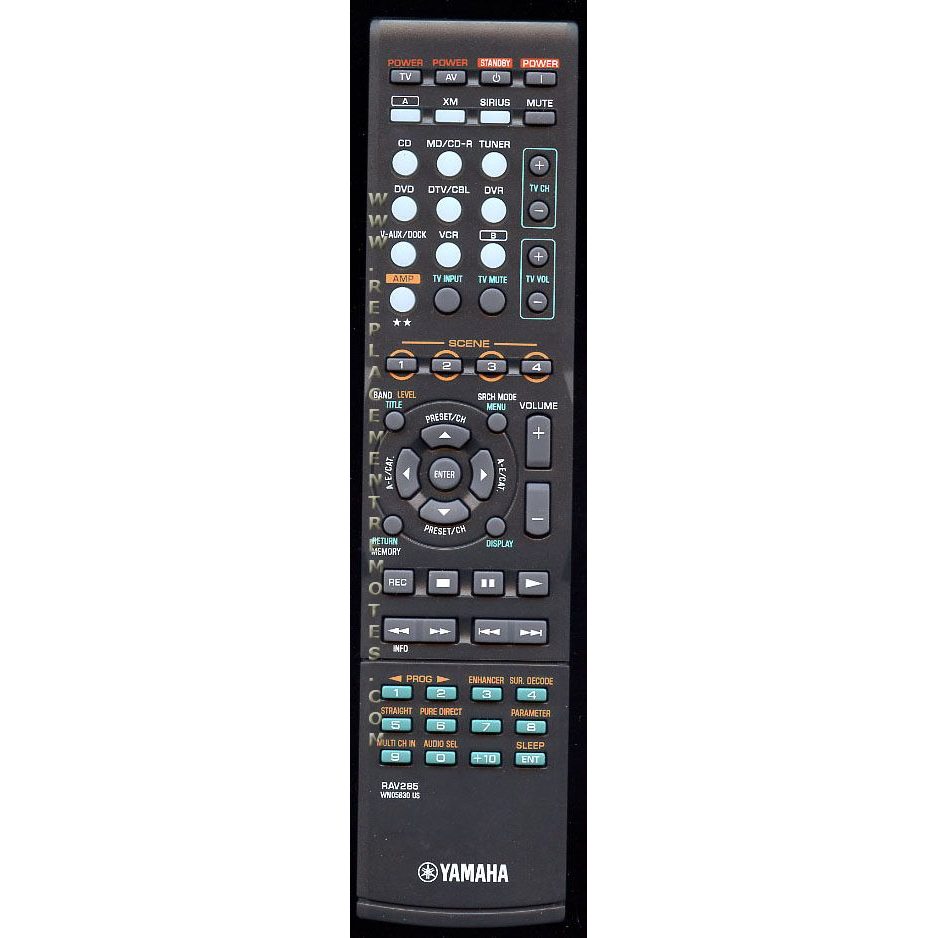 Yamaha RAV285 Receiver Remote Control