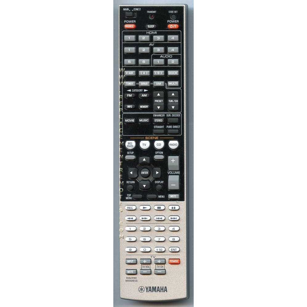 Yamaha RAV290 Receiver Remote Control