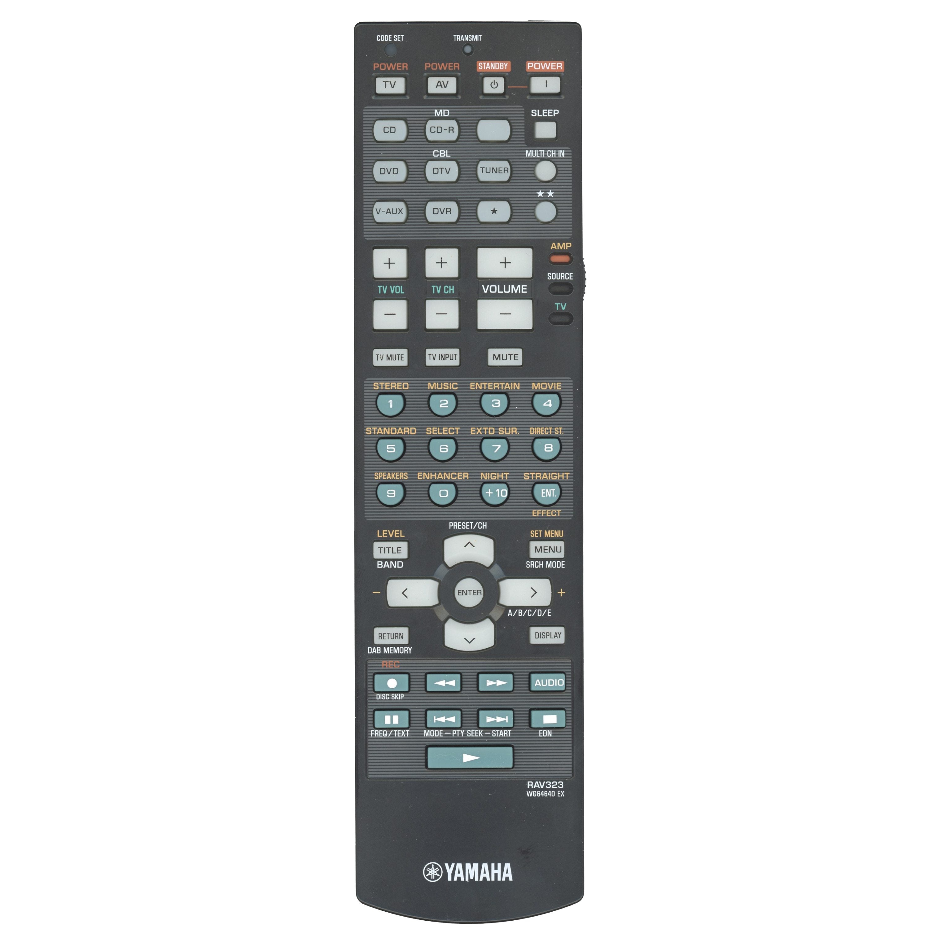 Télécommande du récepteur Yamaha RAV323