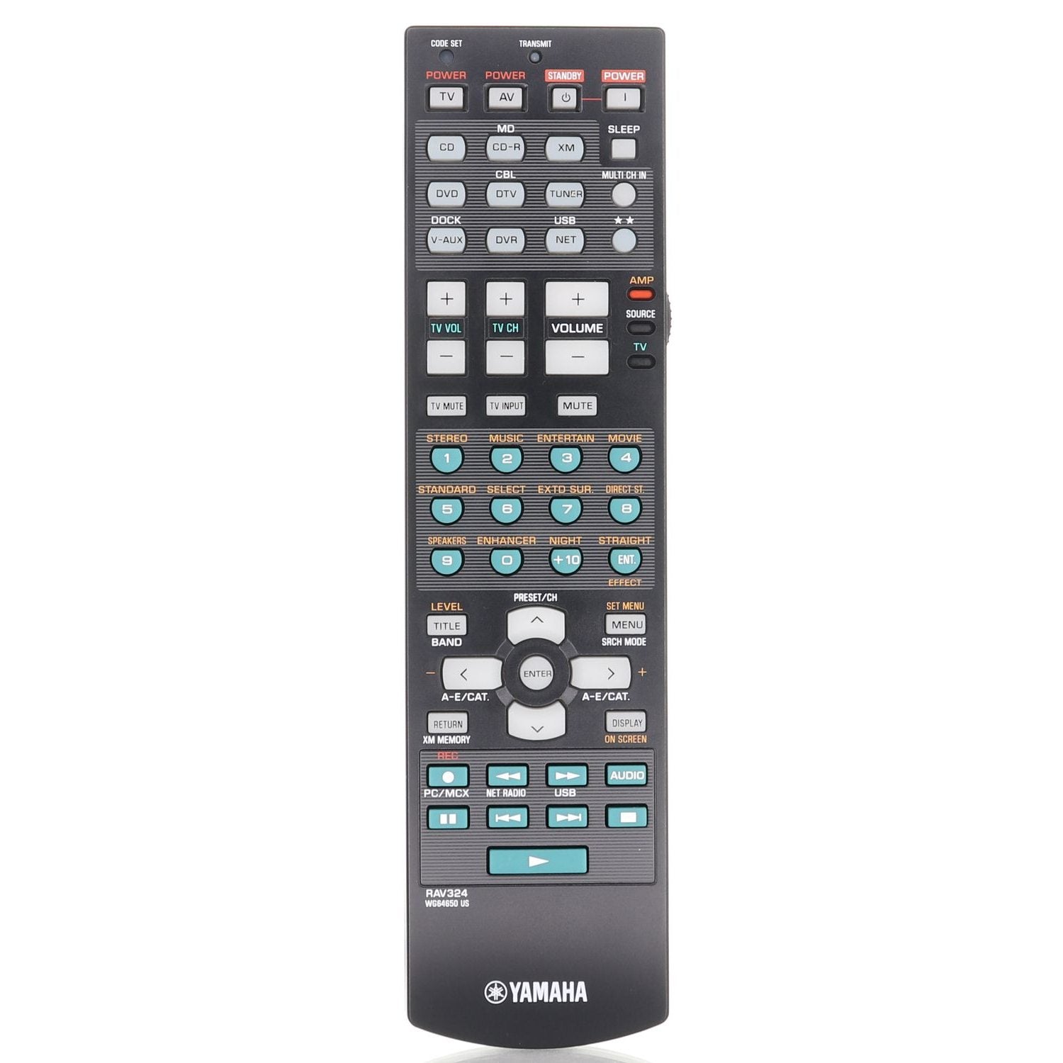 Yamaha RAV324 A/V Receiver Remote Control | HTR-N5060 - WG646500