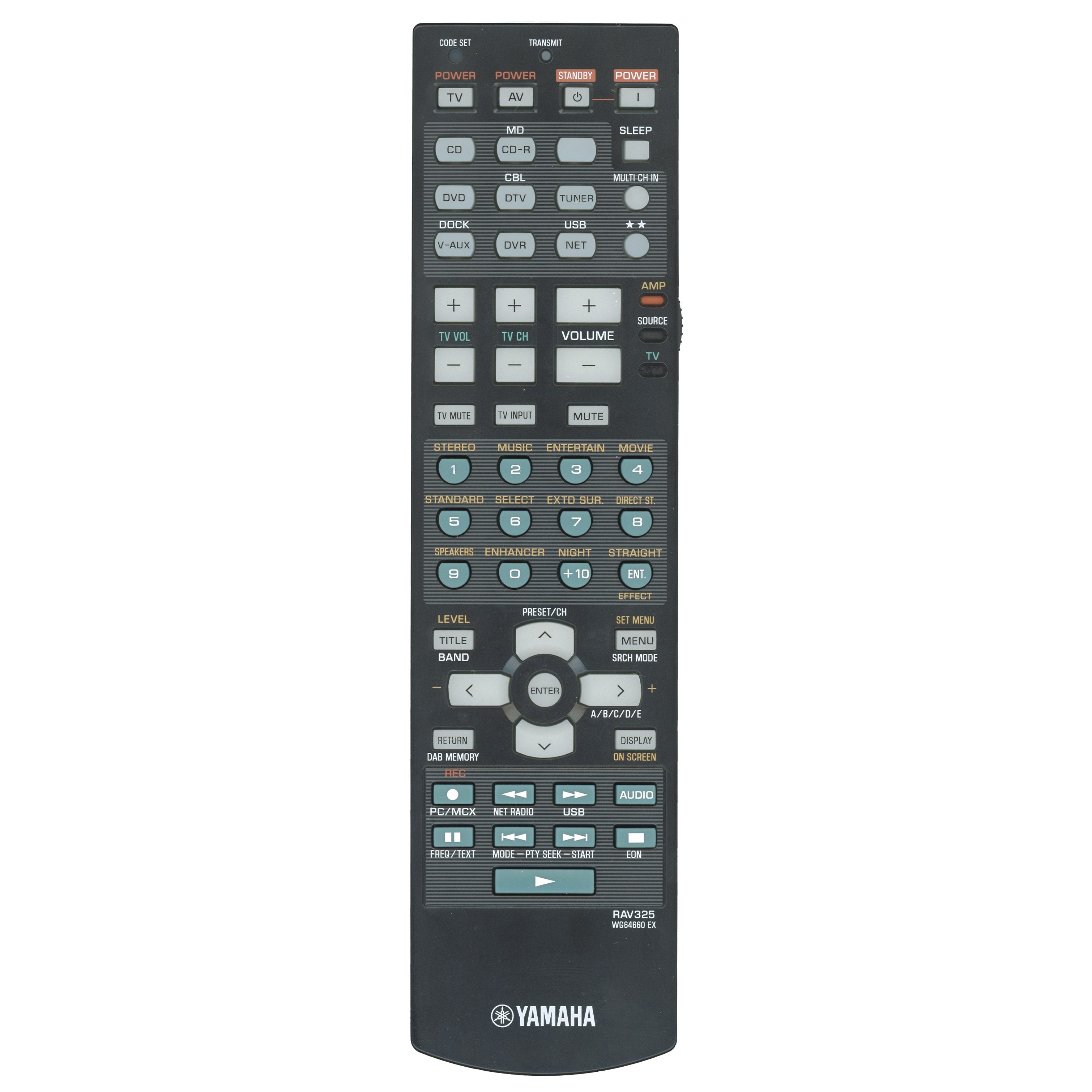 Télécommande du récepteur Yamaha RAV325