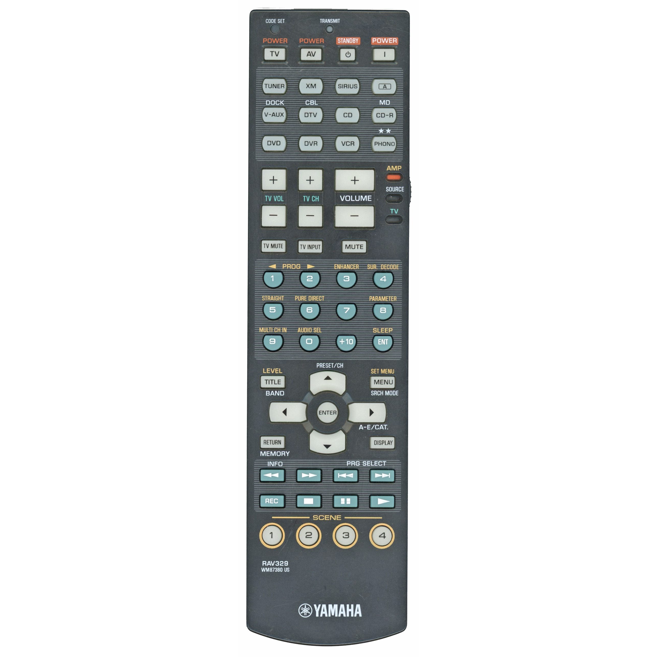 Yamaha RAV329 Receiver Remote Control