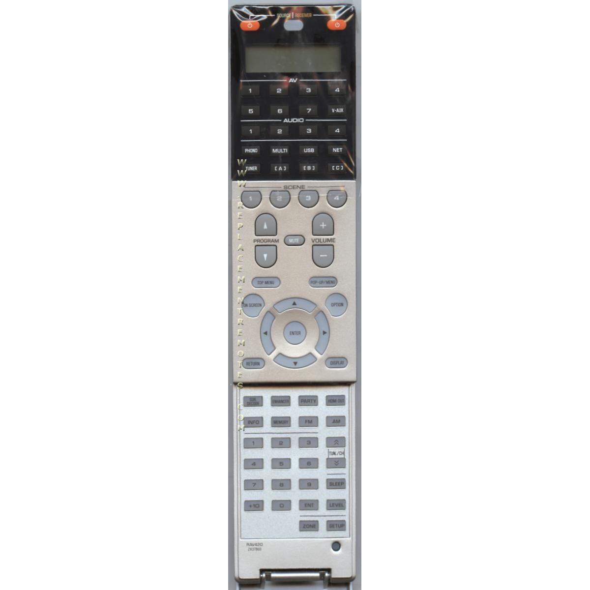 Yamaha RAV420 Receiver Remote Control