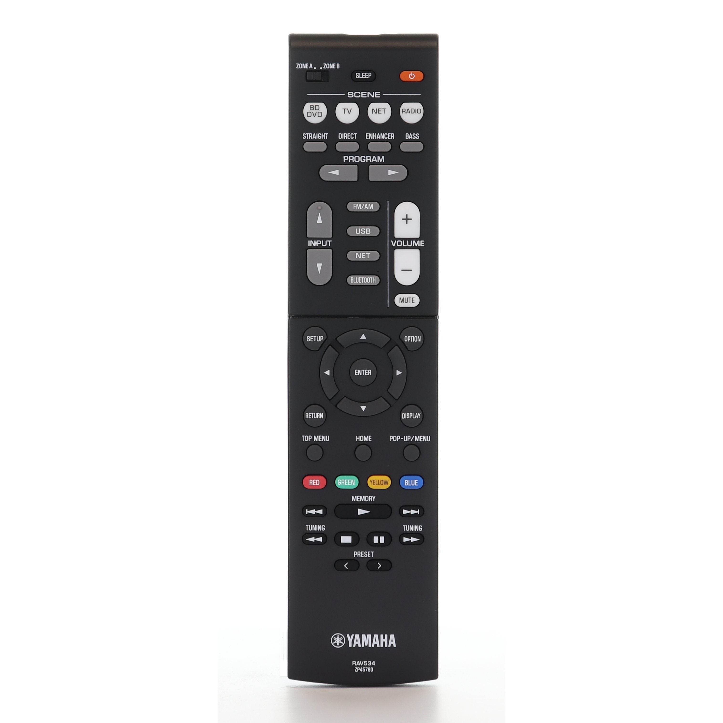 Yamaha RAV534 Receiver Remote Control - ZP457800