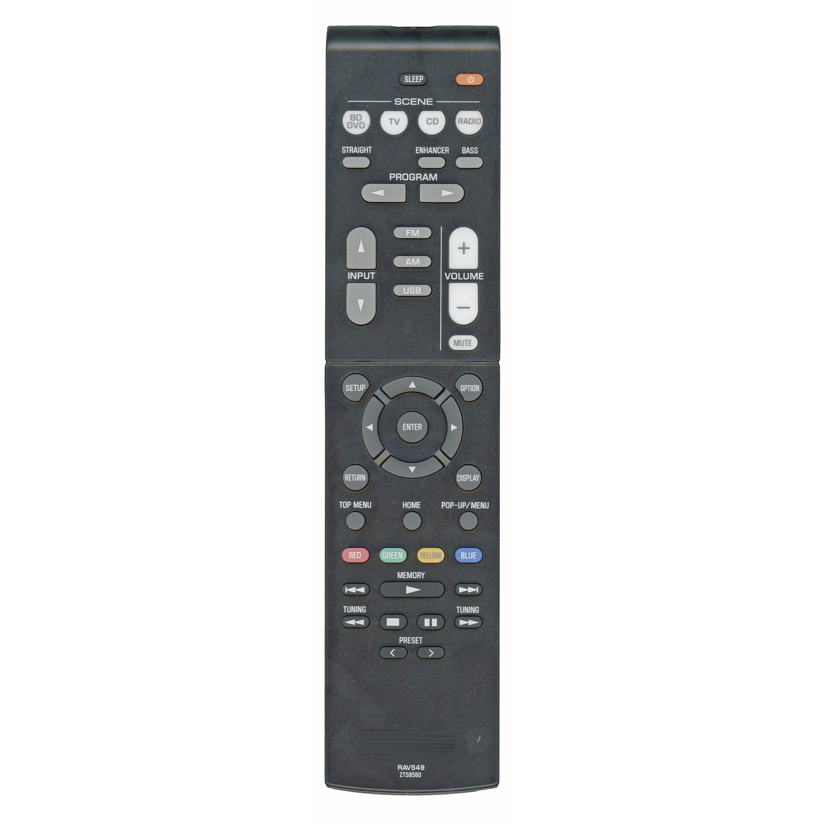 Yamaha RAV549 AV Receiver Remote Control - ZT595800