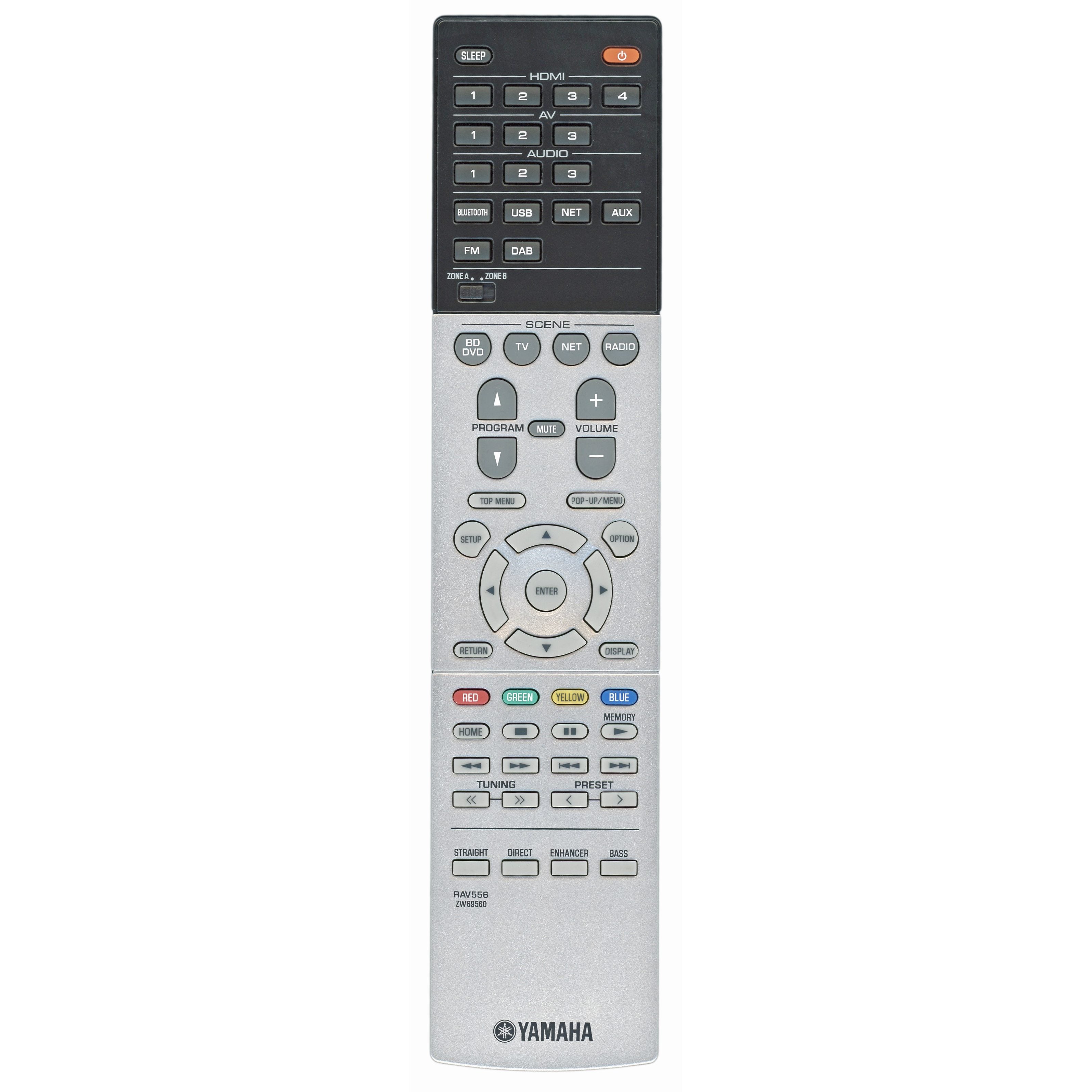 Yamaha RAV556 A/V Receiver Remote Control - ZW895600