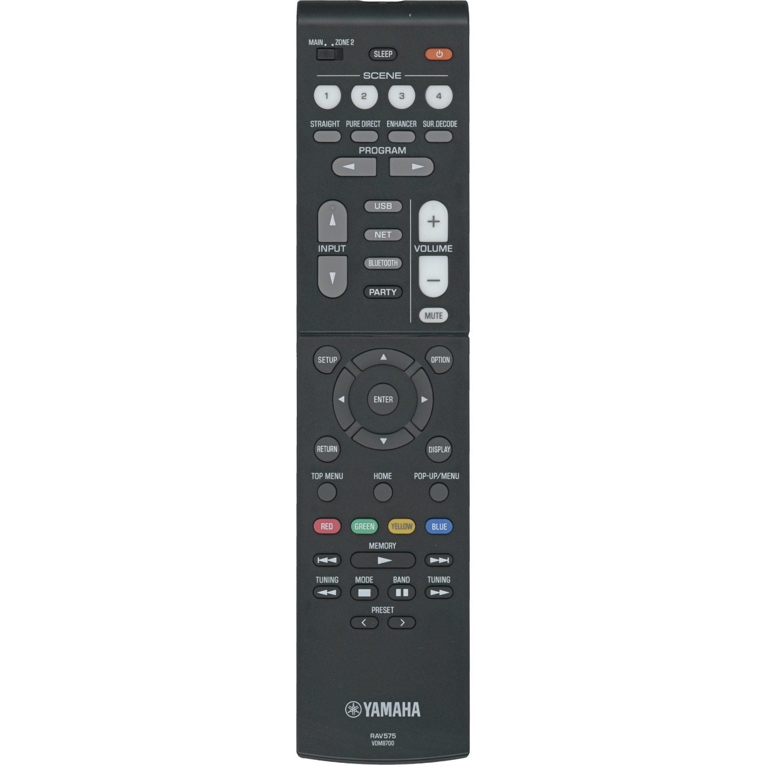 Télécommande du récepteur Yamaha RAV575