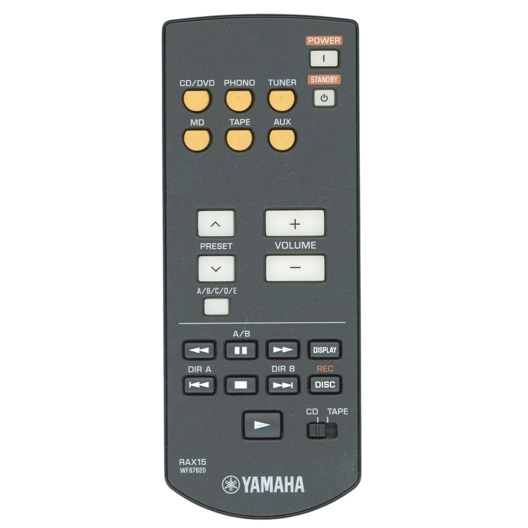 Yamaha RAX15 Audio Remote Control