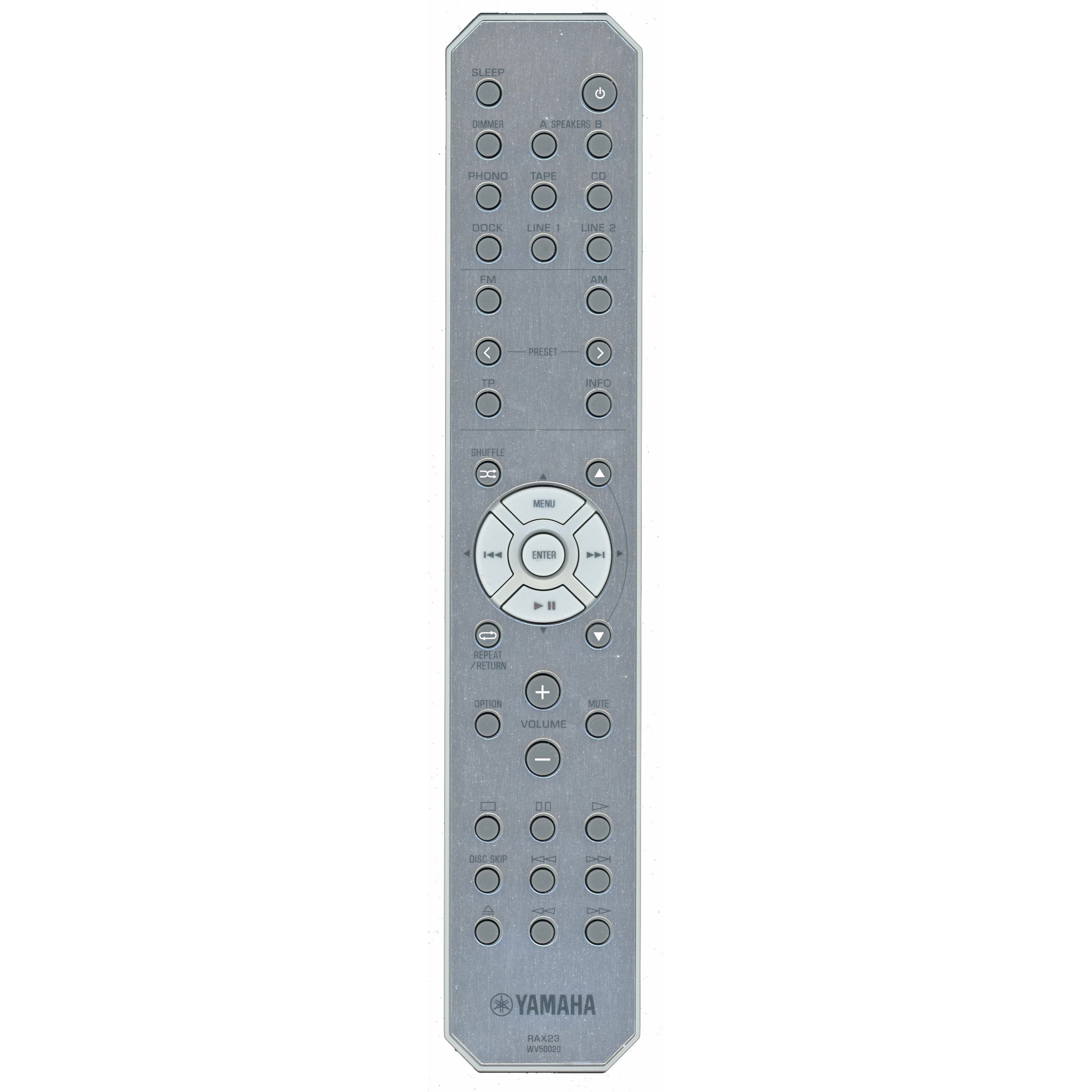 Télécommande du récepteur Yamaha RAX23