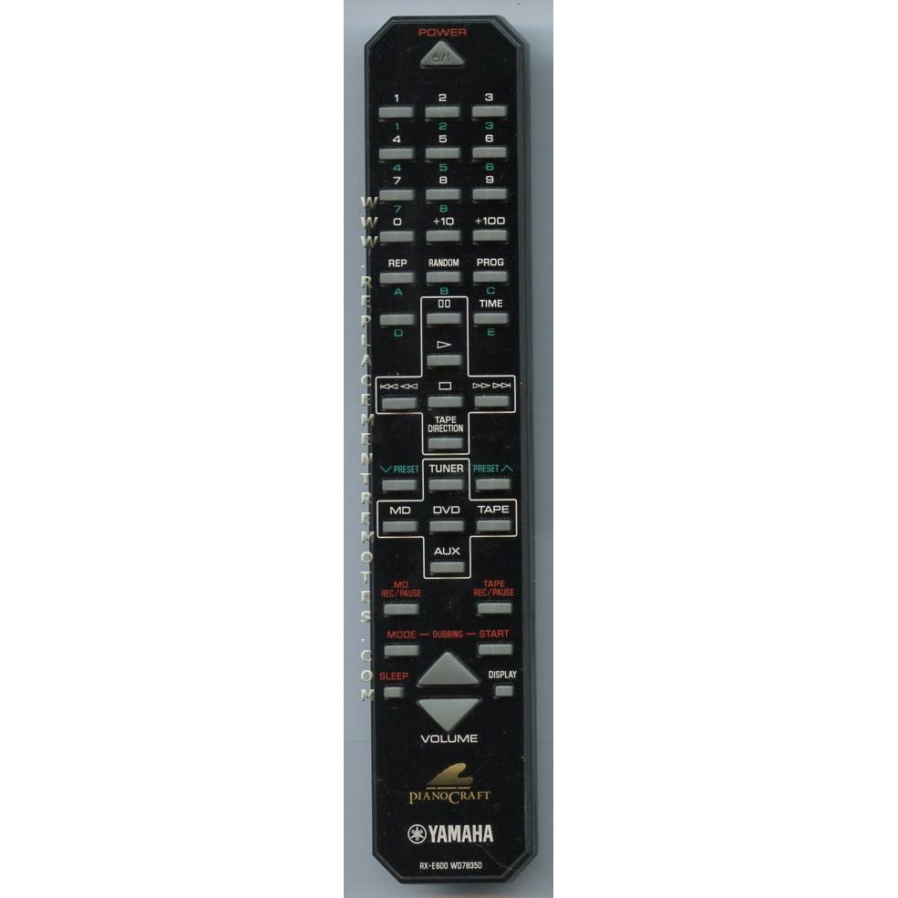 Yamaha RXE600 Audio Remote Control