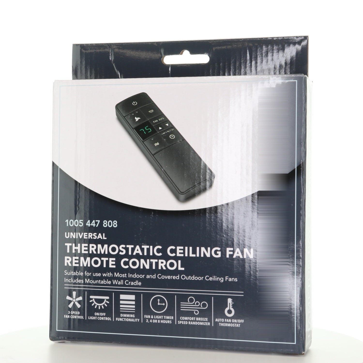 Hampton Bay 3-Speed Universal Ceiling Fan Kit with Thermostatic Remote Control (Damp Rated)