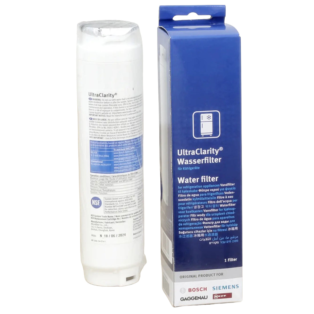 Bosch 11034151 • KSZ50UC0 UltraClarity Refrigerator Water Filter - 11034151