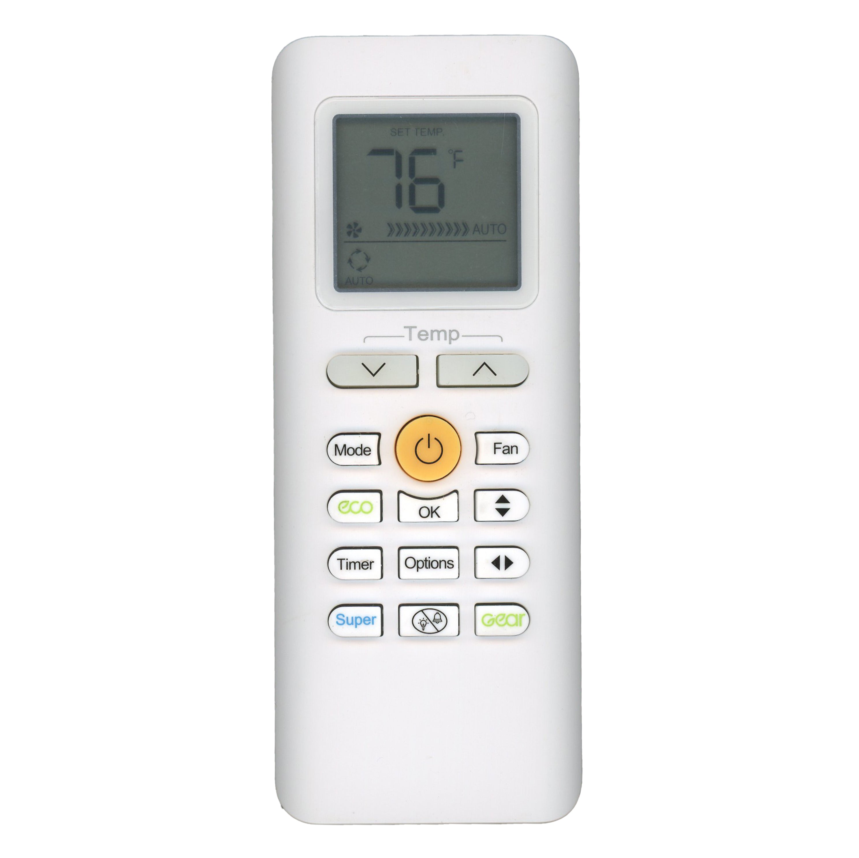Midea RG70E/BGEFU1 Air Conditioner Remote Control - 17317000A50553