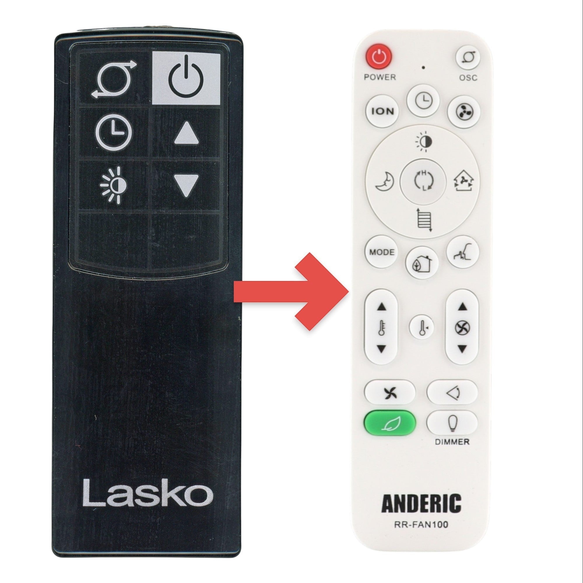 Télécommande pour ventilateur tour Lasko 2033693 | IR - 2033693