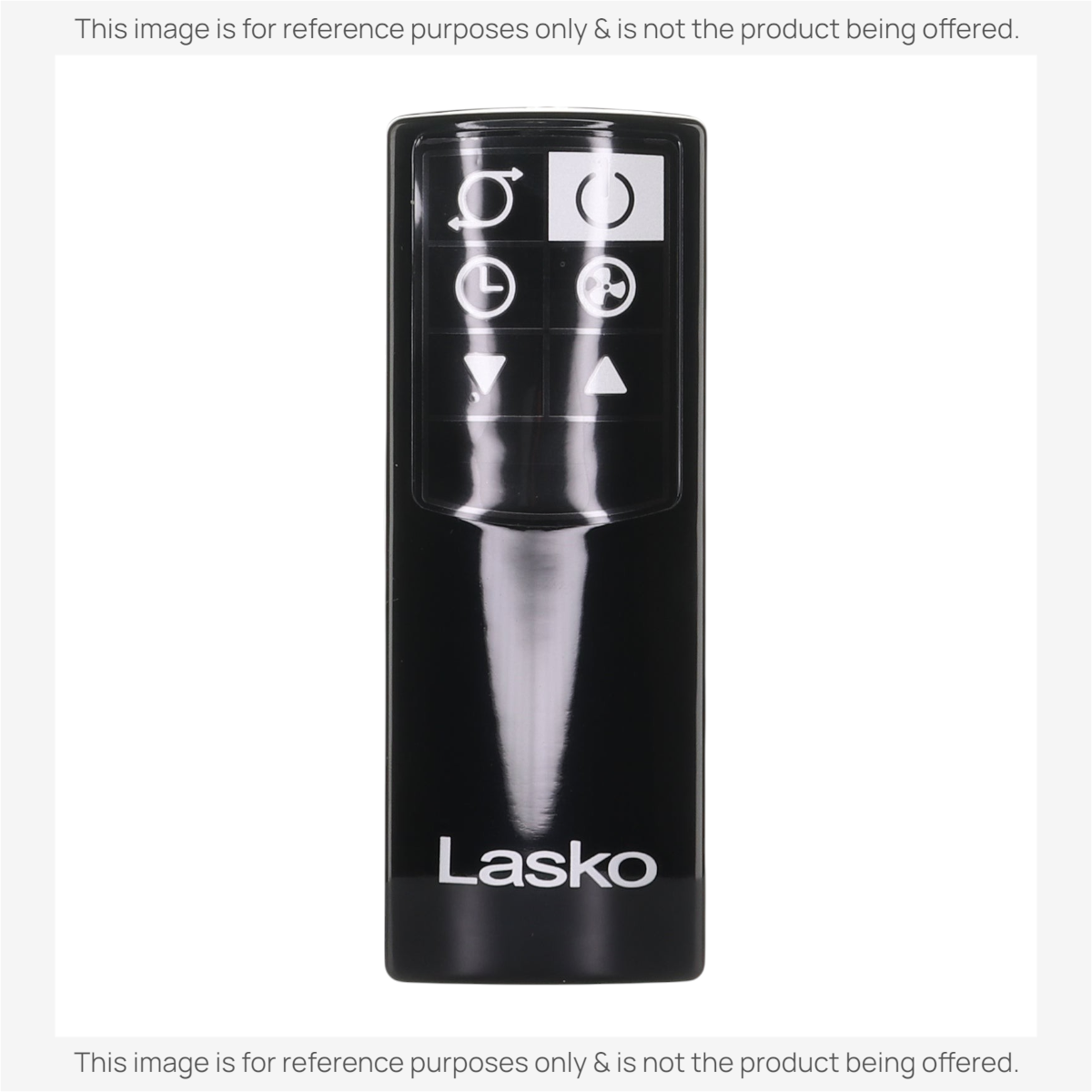 Anderic RRFAN100A replacement remote control for Lasko EcoQuiet pedestal fans in a sleek black finish